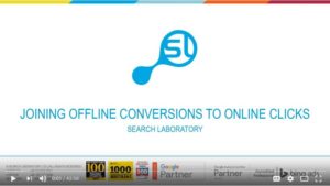 Joining offline conversions to online clicks, Search Laboratory webinar, screenshot.