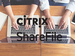 A featured image for a case study about Citrix Sharefile by Search Laboratory.