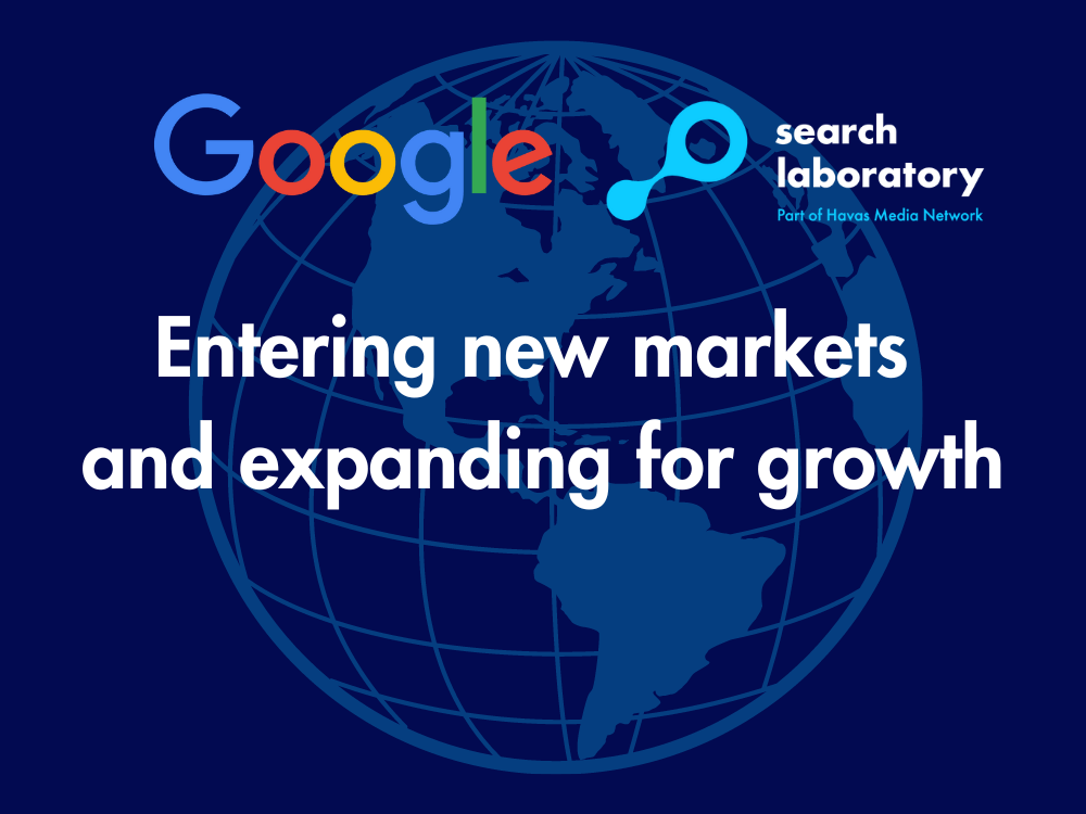 Google Search Laboratory webinar entering new markets