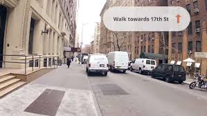 Google Glass Street Map