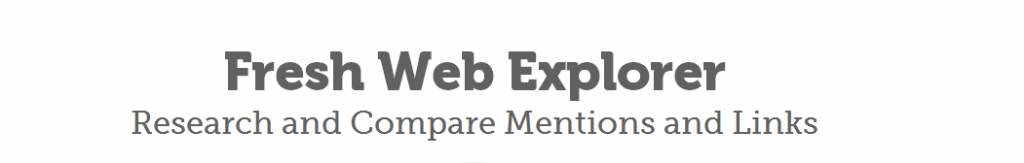 Fresh Web Explorer