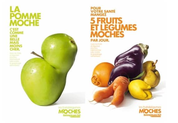 Les Gueules CassÃ©es ugly fruit campaign