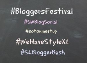 Hashtags for blogger events