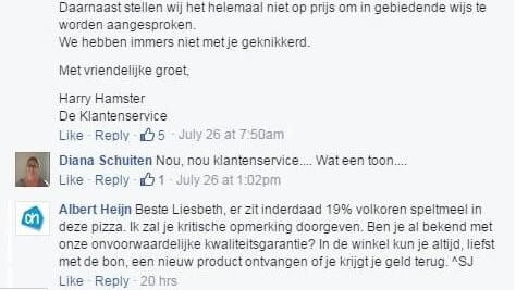 Facebook customer service fakery a Dutch market case study