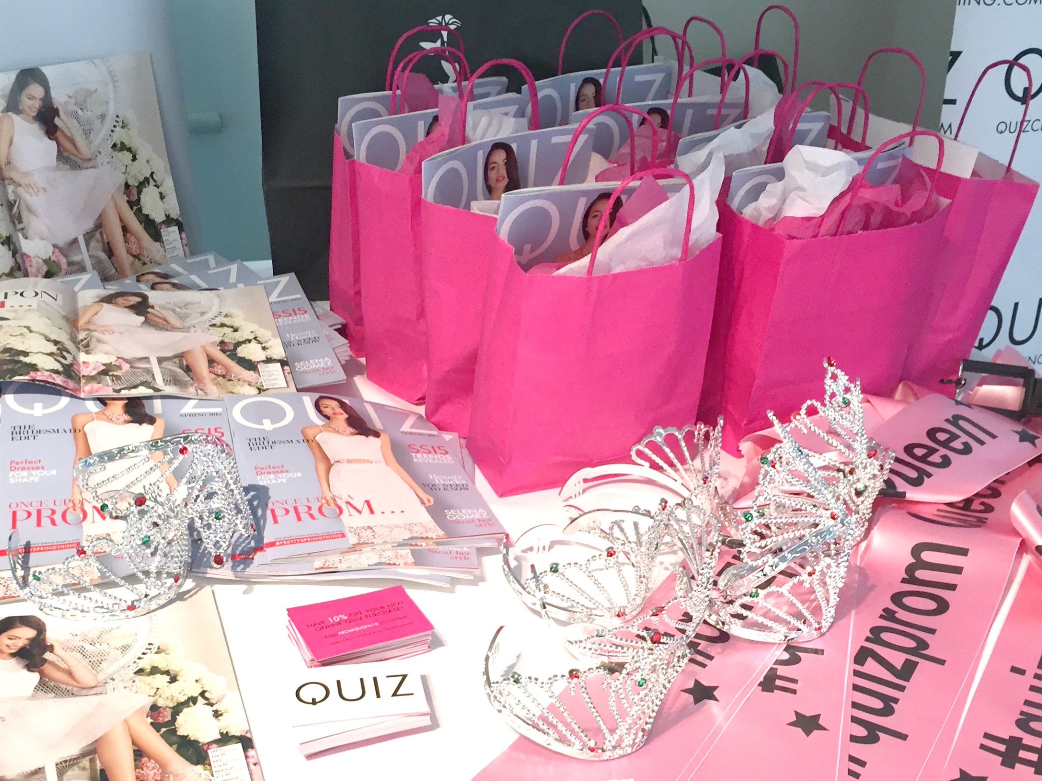 #QuizProm Goody Bags