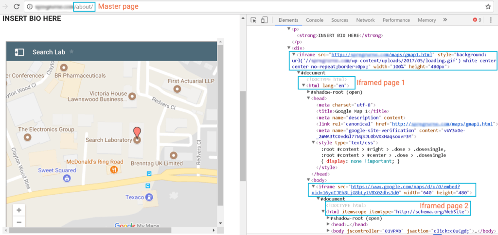example iframe example iframe