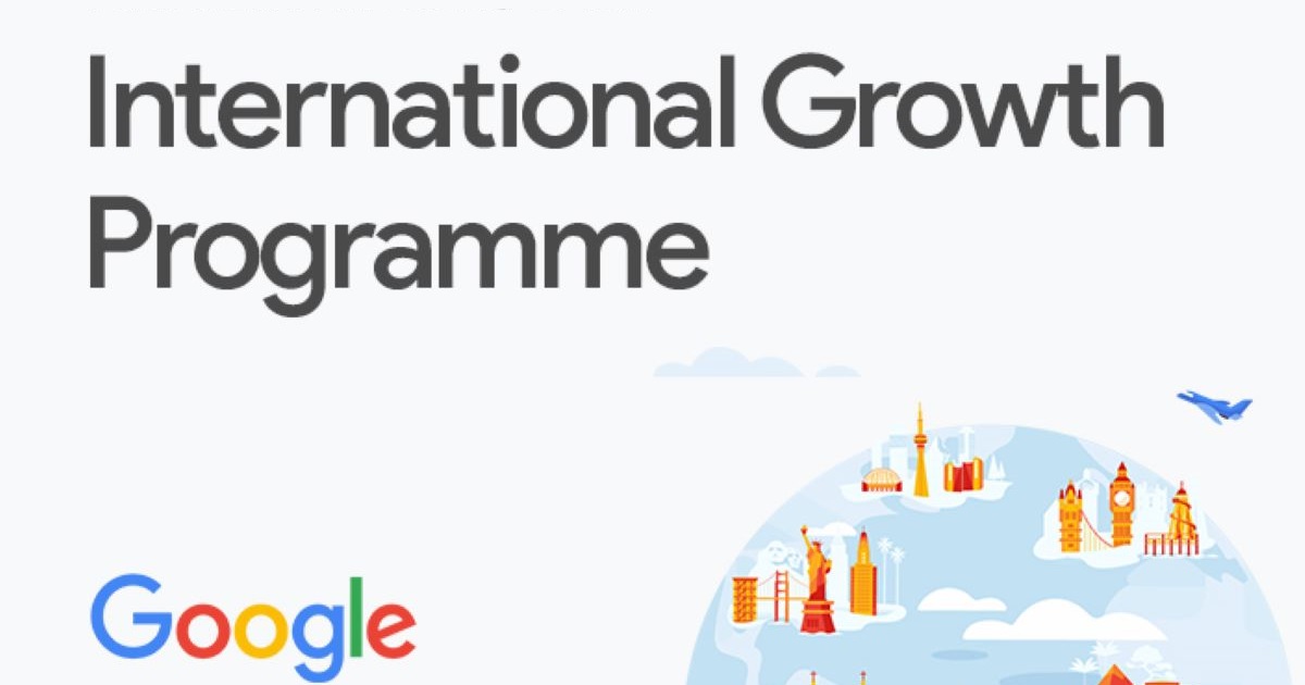 The Google International Growth Programme header image.