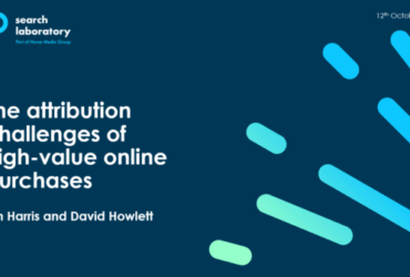 The attribution challenges of high-value online purchases workshop