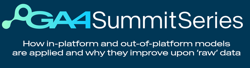 The title header for the GA4 Summit Series by Search Laboratory digital marketing agency.